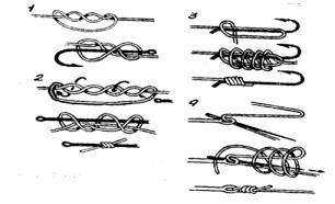 Рыболовный крючок завязать. как привязать крючок к леске