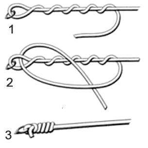 Рыболовный крючок завязать. как привязать крючок к леске