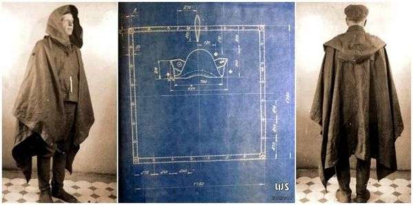 Как сложить плащ накидку. Руководство от 1938г. по использованию штатной плащ-палатки.