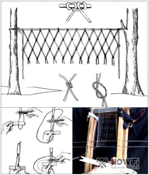 Сетка из каната своими руками схема. Плетение волейбольной сетки, для баскетбола и гамака