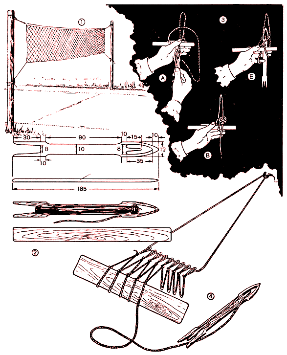 Сетка из каната своими руками схема. Плетение волейбольной сетки, для баскетбола и гамака