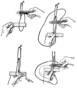Из чего сделать челнок для вязания сетей. Вязание сетей. Практическое руководство для рыболова