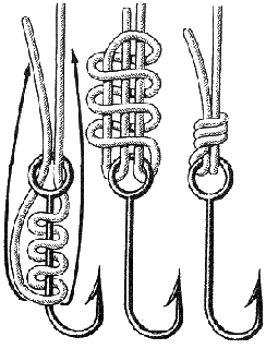 Правильно привязывать крючки. как привязать крючок к леске?