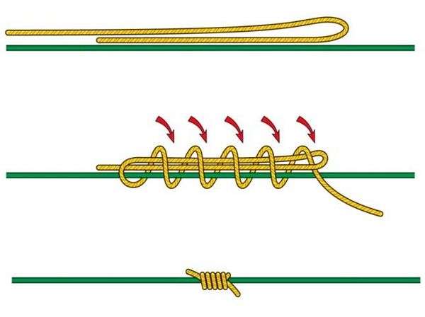 Как правильно сделать узел на леске. Лучшие рыболовные узлы