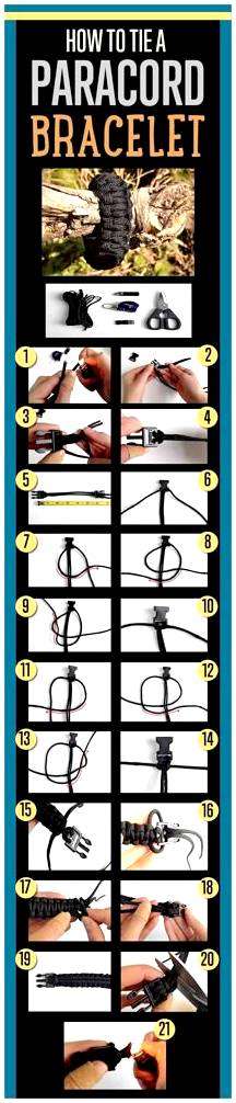 Как закрепить паракорд. Как сделать браслет из паракорда с пряжкой или без