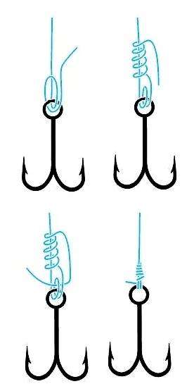 Как на удочку одеть крючок. Как привязать крючок к леске – правильные узлы