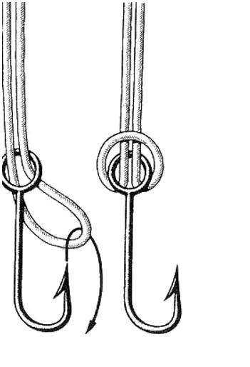 Как одеть крючки на леску. Как правильно привязать крючок к леске
