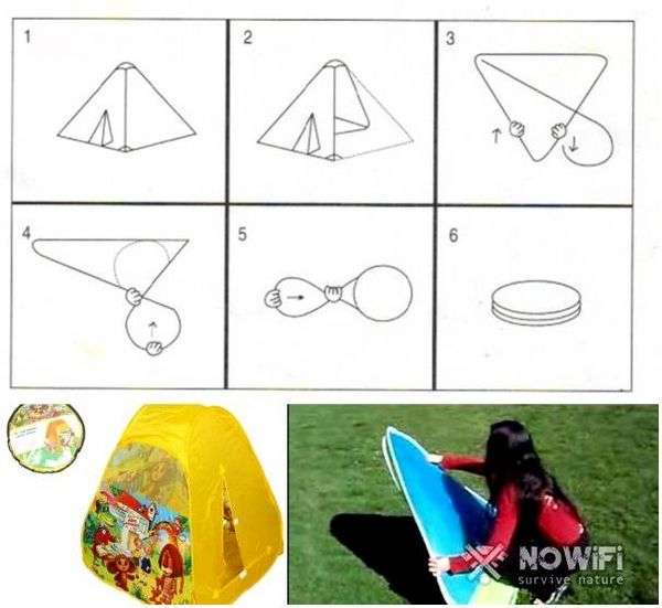 Как сложить детский домик в чехол. Установка палатки — советы начинающим туристам