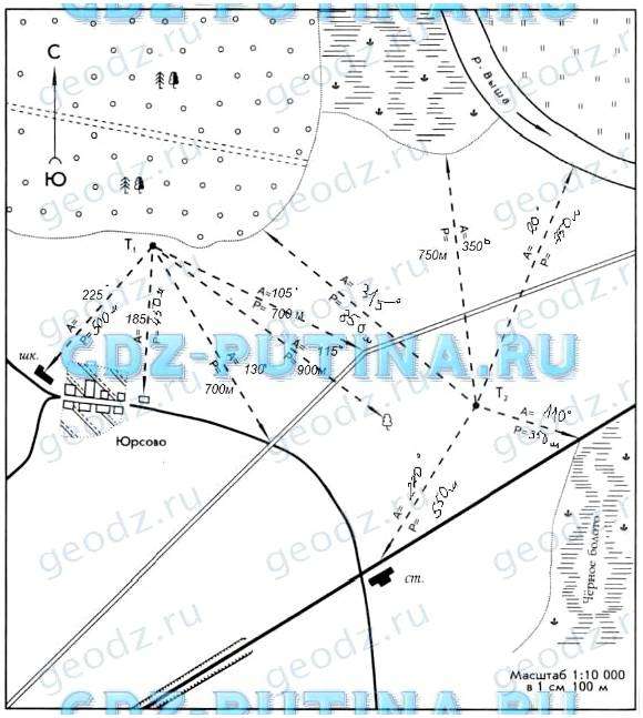 Какому направлению соответствует азимут 90. ориентирование на местности. часть 2. азимут. направление на плане.