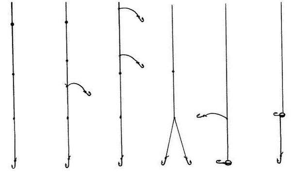 Крючок на удочку завязывать. как привязать крючок к леске