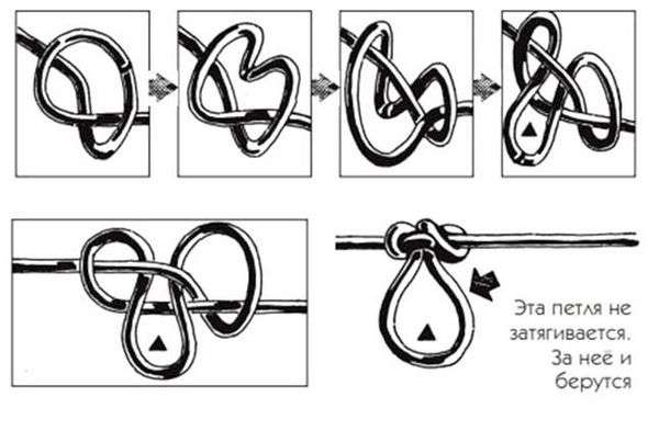 Рисунки узлов. Туристические узлы. Схемы с названиями, назначение, инструкции вязания для детей
