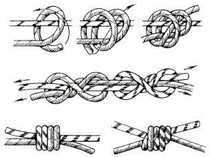 Узел для двух веревок. 6 узлов, которые нужно знать альпинисту