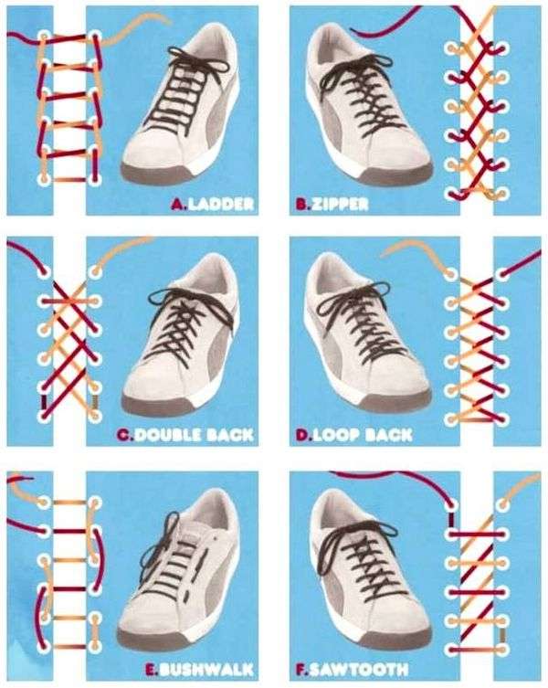 Узел хирурга или узел шерпы. Пошаговая инструкция: как красиво завязать шнурки на кроссовках, чтобы не болтались