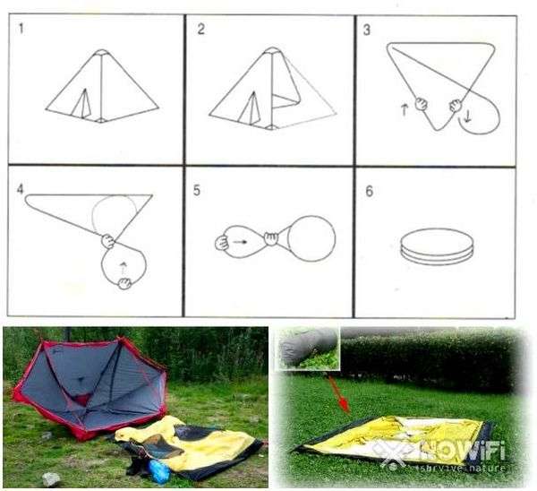 Как собрать одноместную палатку видео. Как собрать палатку восьмеркой