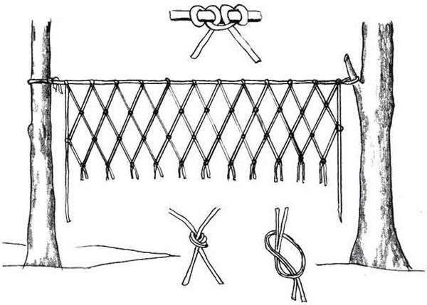 Как вяжут узлы на сети. Как вязать сеть: из лески, веревки и нити