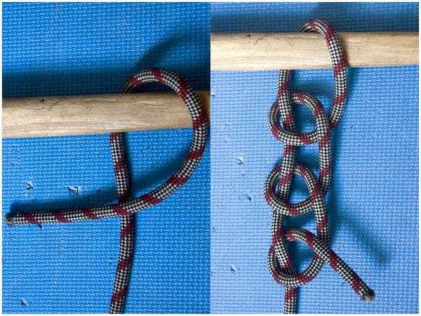 Петля на веревке без узла. slip knots ? part 2.