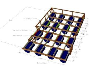 Плот из бочек 200 литров фото. Как построить плот из бочек?