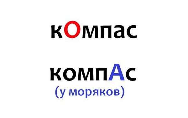 Как правильно говорить компас или кампас. Почему моряки говорят компАс? Причины, фото и видео